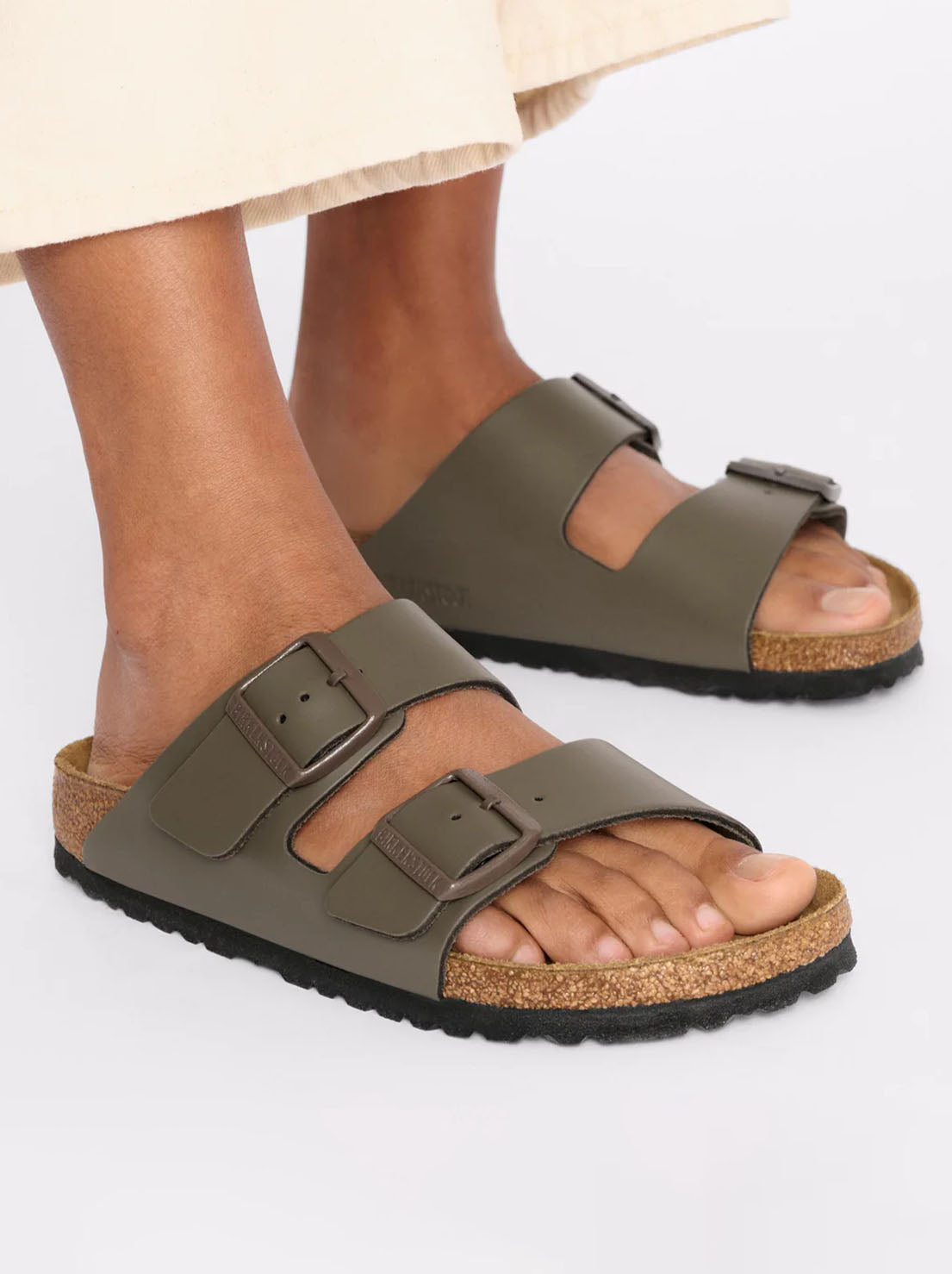 Birkenstock - Arizona - Smooth Leather - Concrete Grey - Regular