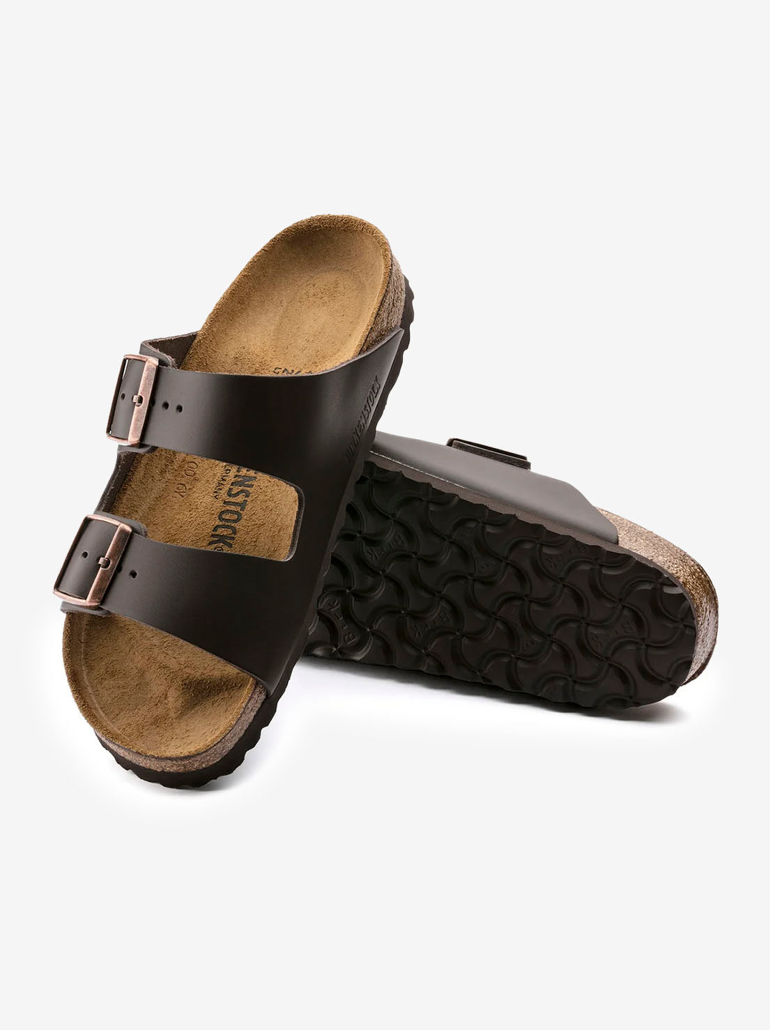 Birkenstock - Arizona - Smooth Leather - Dark Brown - Narrow