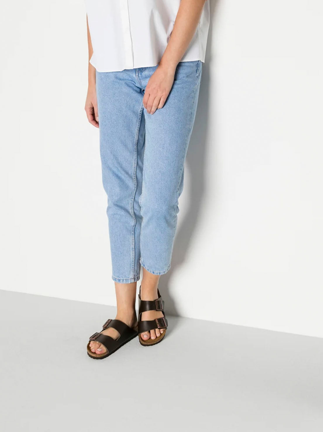 Birkenstock - Arizona - Smooth Leather - Dark Brown - Narrow