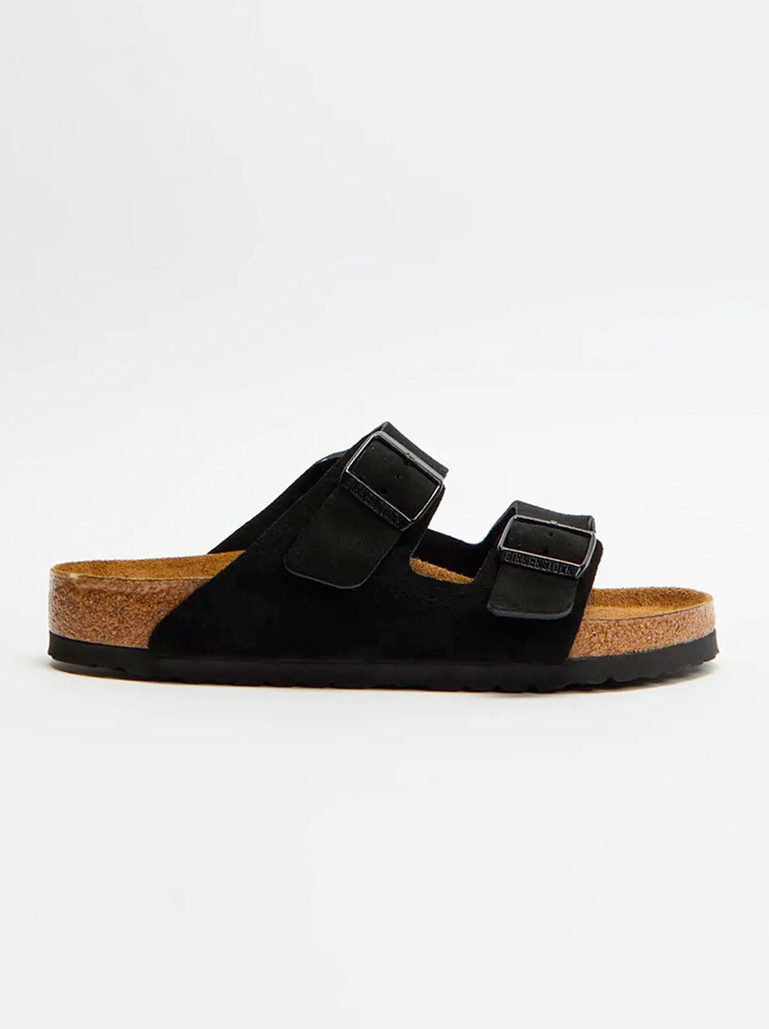 Birkenstock - Arizona - Suede SFB - Black - Regular