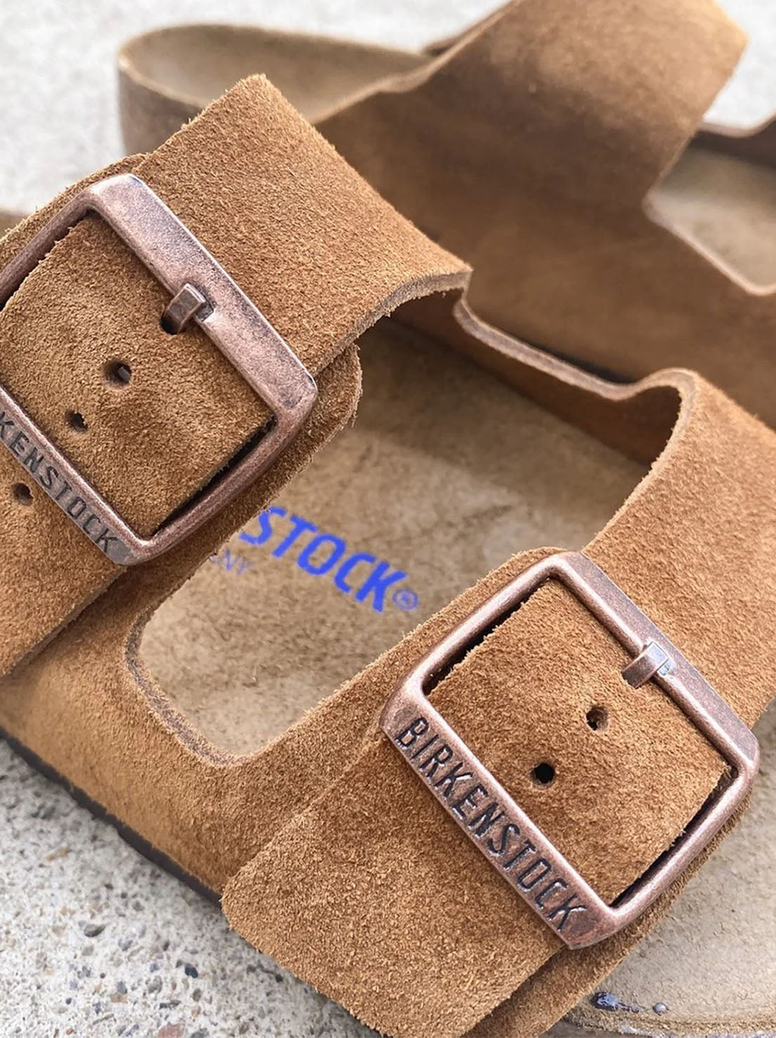 Birkenstock - Arizona - Suede SFB - Mink - Narrow