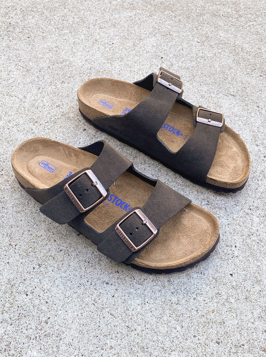 Birkenstock - Arizona - Suede SFB - Mocca - Narrow