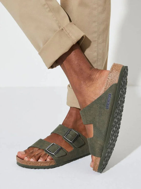 Birkenstock - Arizona - Vegan Birkibuc - Desert Dust Thyme - Regular