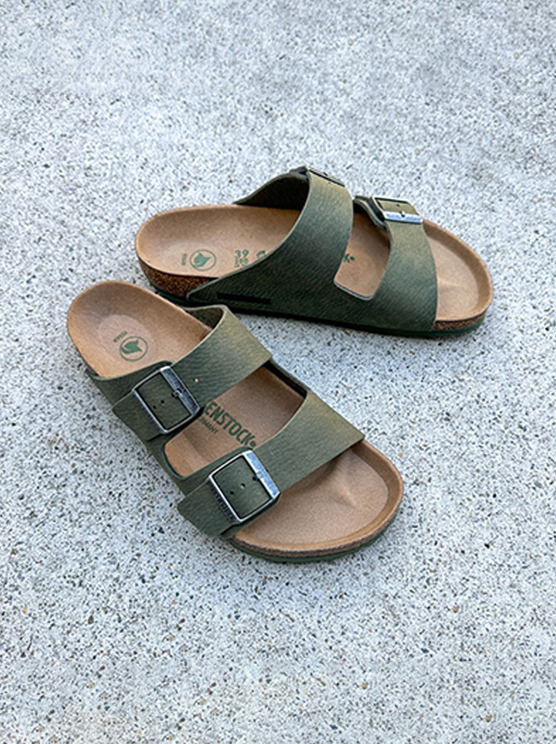 Birkenstock - Arizona - Vegan Birkibuc - Desert Dust Thyme - Regular