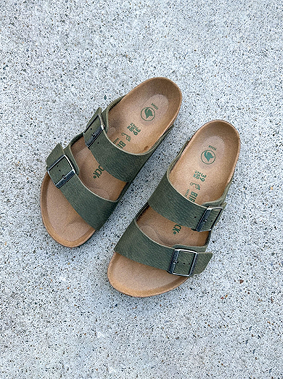 Birkenstock - Arizona - Vegan Birkibuc - Desert Dust Thyme - Regular