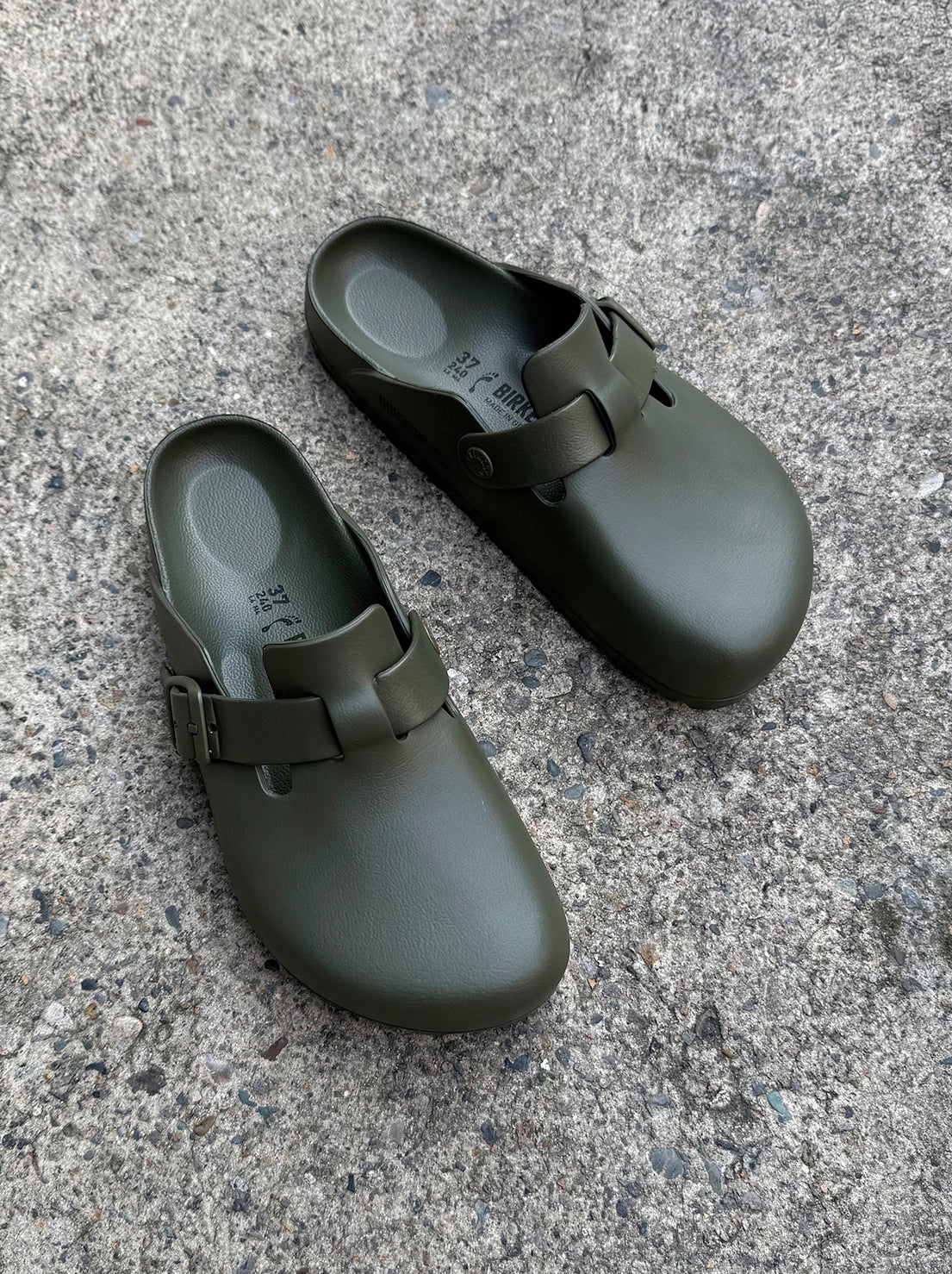Birkenstock - Boston - EVA - Khaki - Narrow