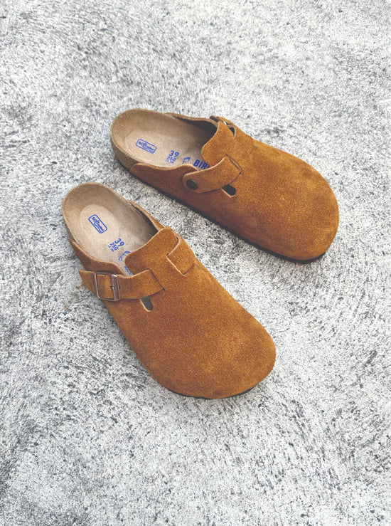 Birkenstock boston port suede online