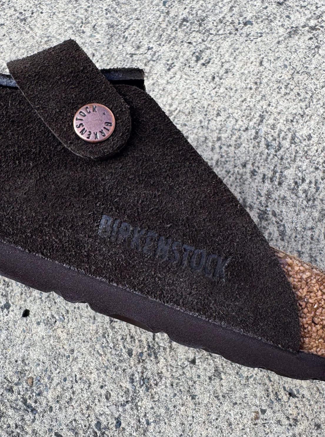 Birkenstock - Boston - Suede SFB - Mocca - Narrow