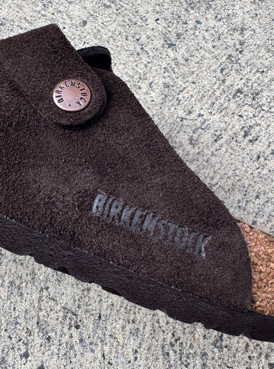 Birkenstock - Boston - Suede SFB - Mocca - Regular