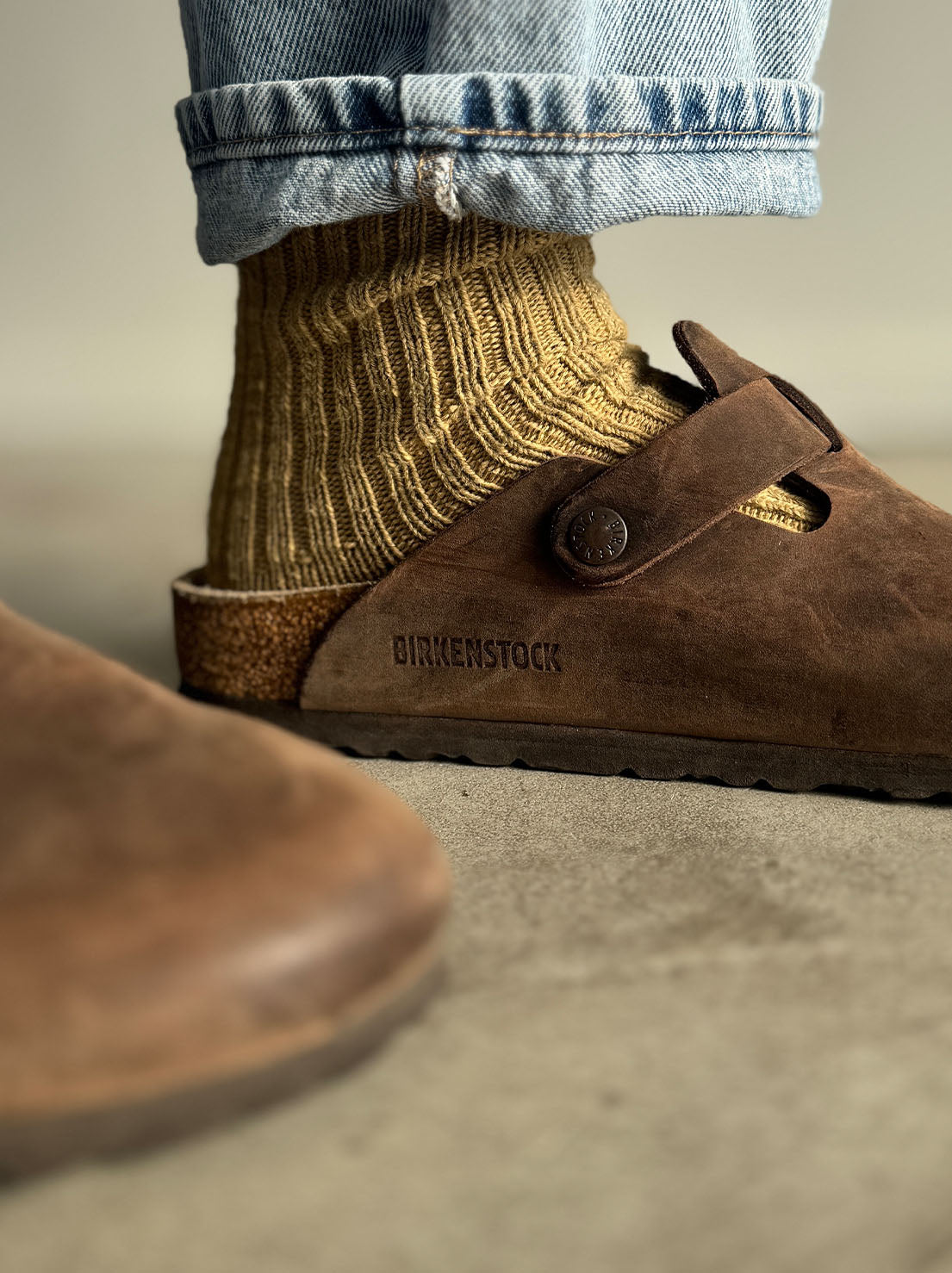 Birkenstock - Boston - Oiled Leather - Habana - Narrow