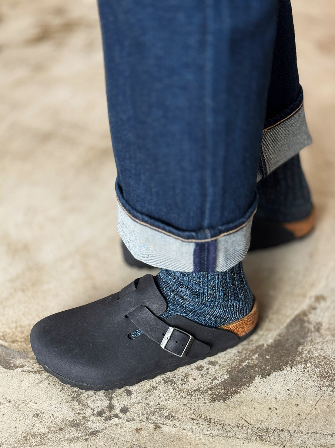 Birkenstock - Boston - Oiled Leather - Black - Regular