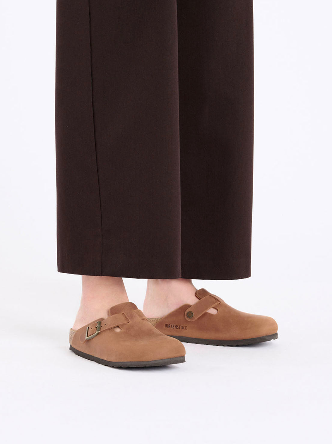 Birkenstock - Boston - Oiled Leather - Cognac - Narrow