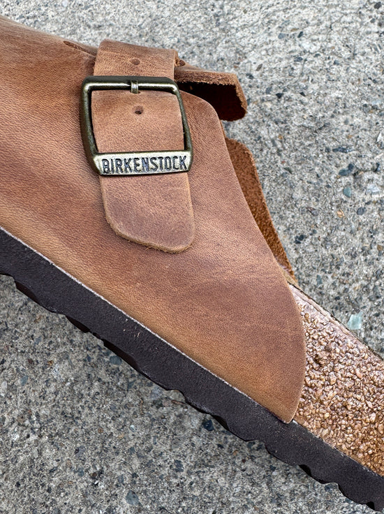 Birkenstock - Boston - Oiled Leather - Cognac - Regular