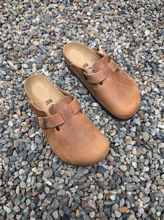 Birkenstock - Boston - Oiled Leather - Cognac - Regular