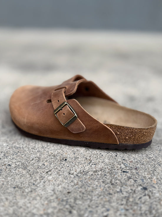 Birkenstock - Boston - Oiled Leather - Cognac - Regular