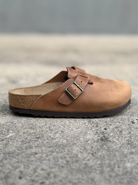 Birkenstock - Boston - Oiled Leather - Cognac - Regular