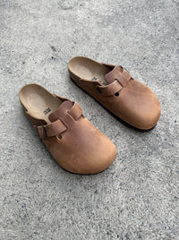 Birkenstock - Boston - Oiled Leather - Cognac - Regular