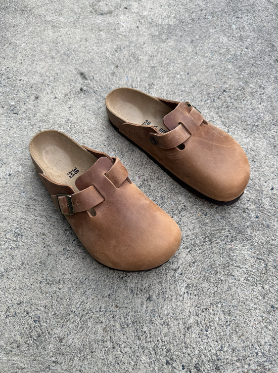 Birkenstock - Boston - Oiled Leather - Cognac - Regular