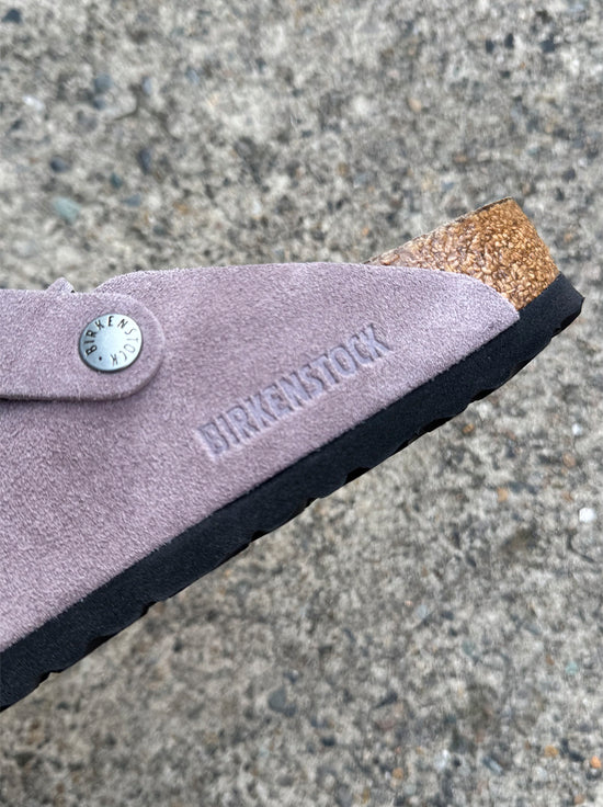 Birkenstock - Boston - Suede SFB - Faded Purple - Narrow