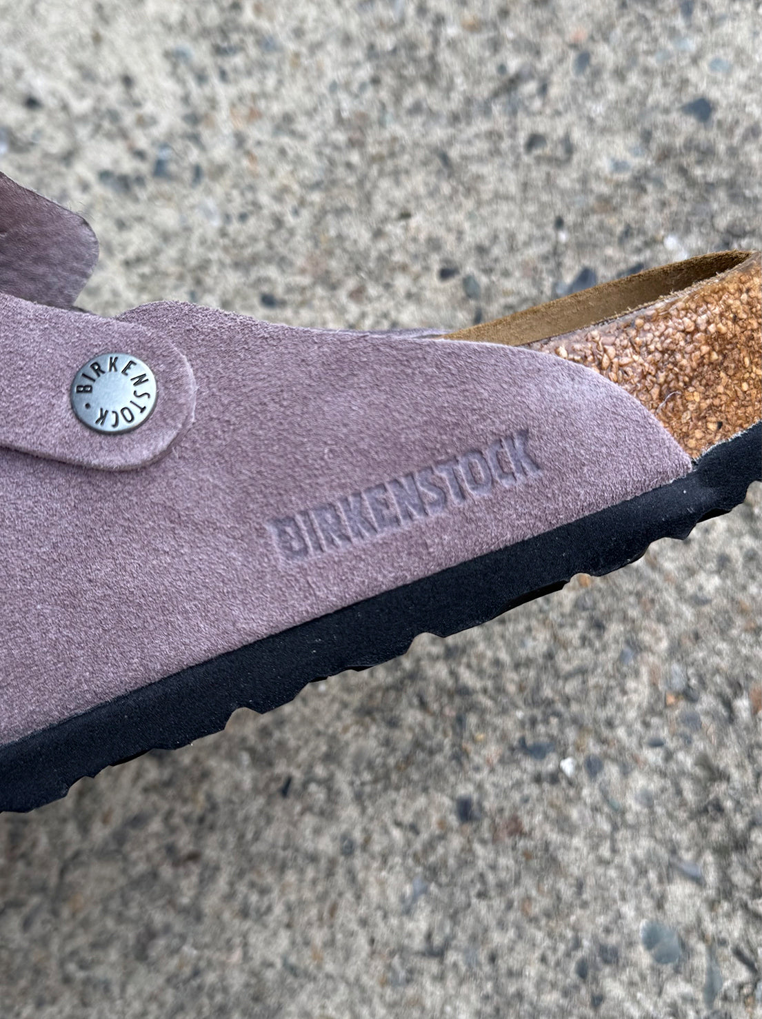 Birkenstock - Boston - Suede SFB - Faded Purple - Regular