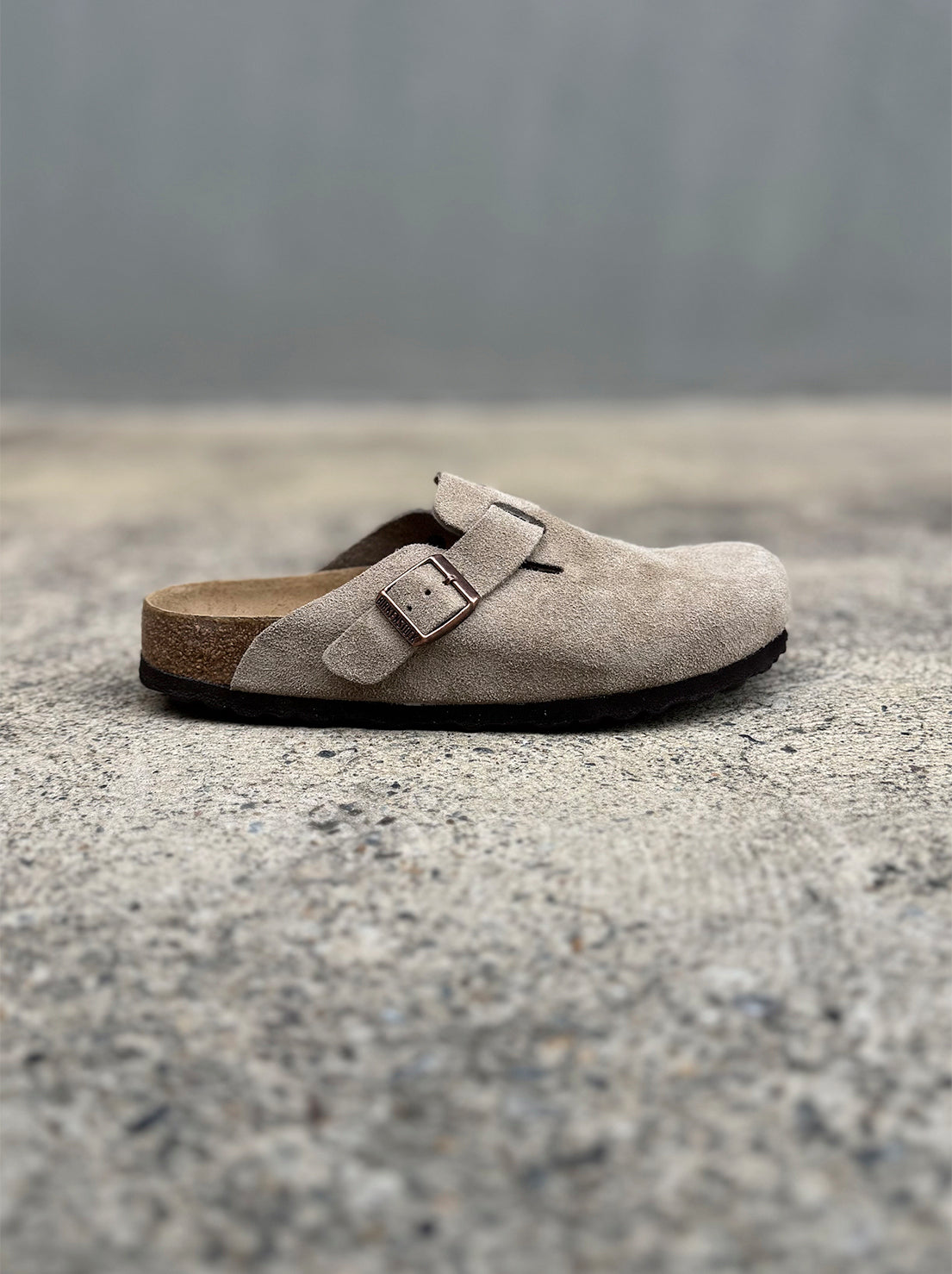 BIRKENSTOCK　BOSTON SUEDE TAUPE-regular Birkenstock Boston Soft Footbed / Taupe – size? Canada