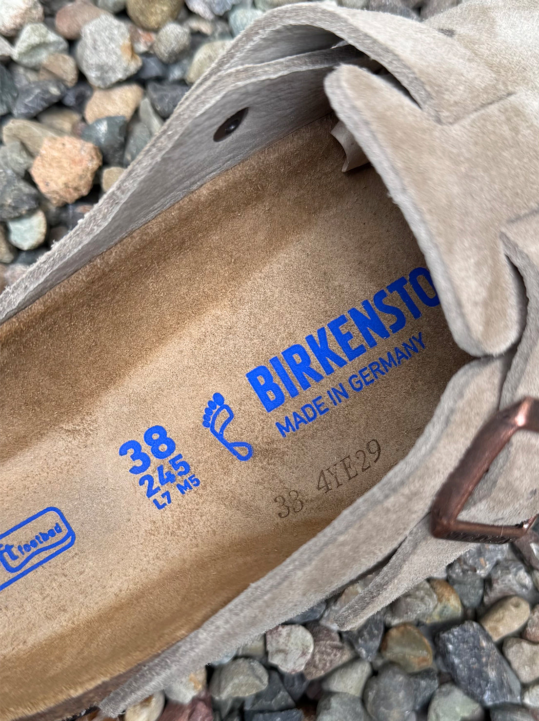 Birkenstock - Boston - Suede SFB - Taupe - Regular
