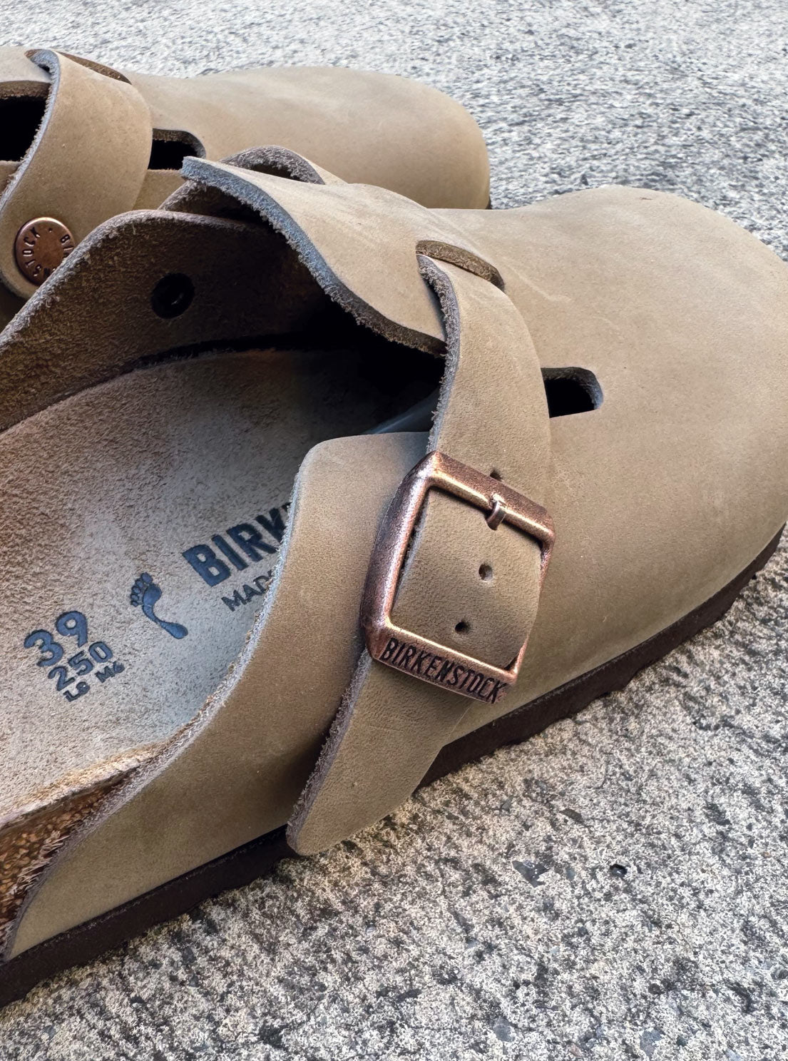 Birkenstock - Boston - Oiled Leather - Tabacco Brown - Narrow