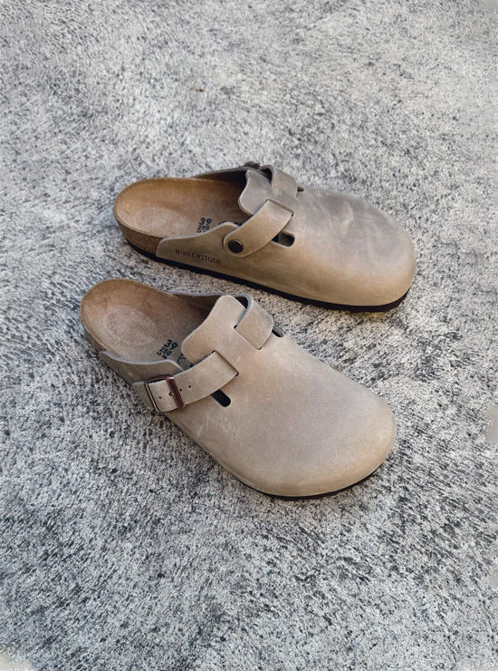 Womens Birkenstock Boston Clogs Tobacco Brown Birkenstock