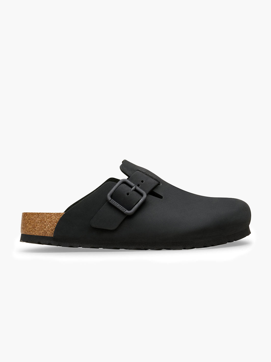 Birkenstock - Boston - Wire Buckle Nubuck Leather - Black - Regular
