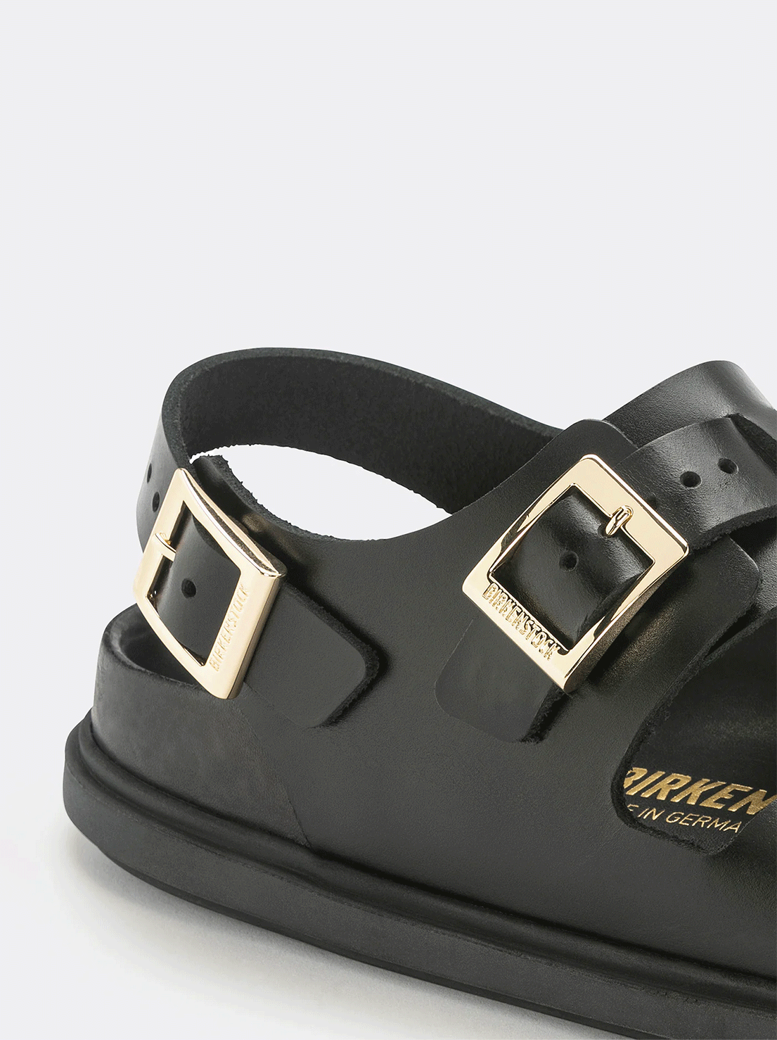 Birkenstock - Cannes - Natural Leather - Black - Regular