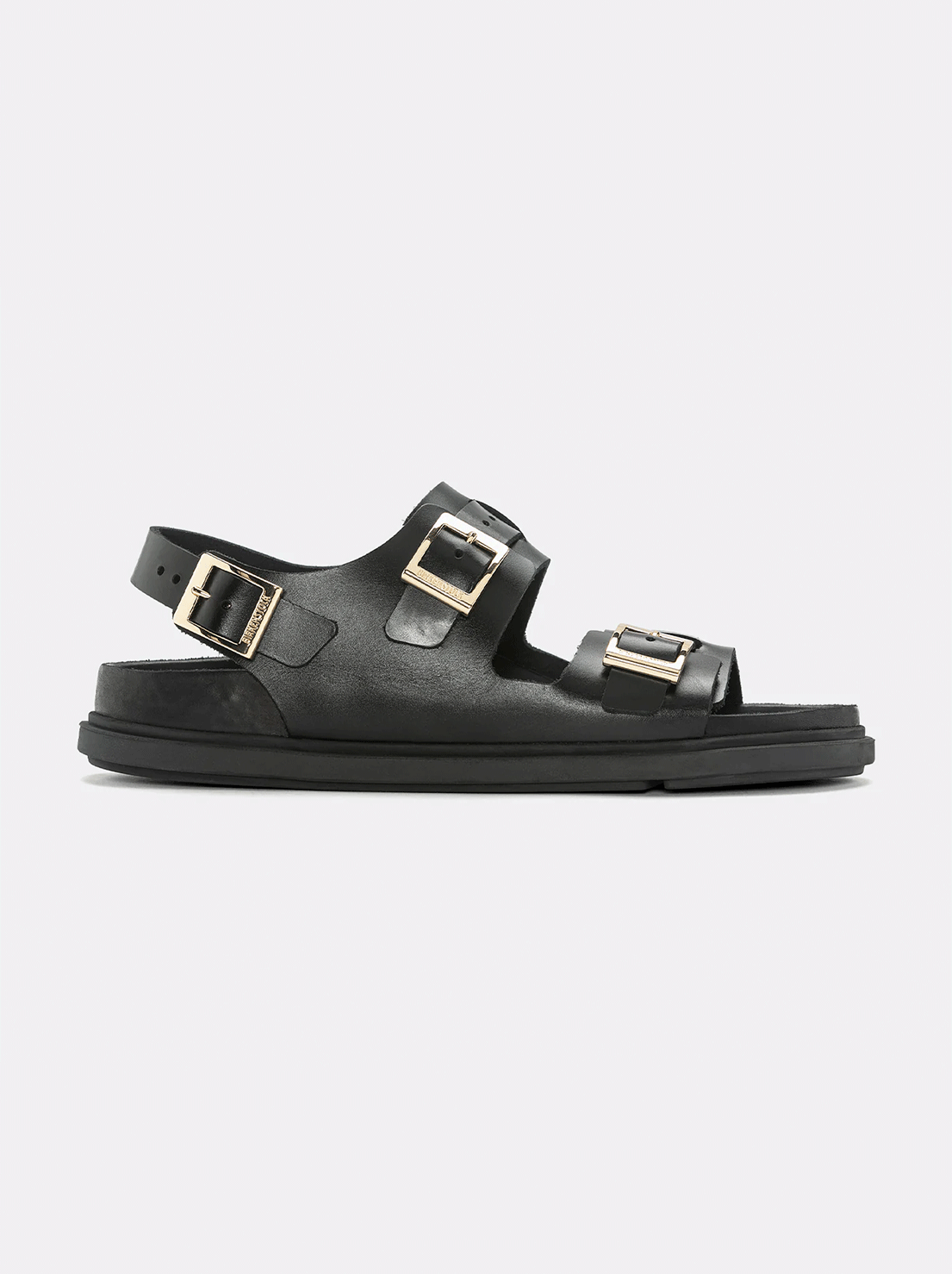 Birkenstock - Cannes - Natural Leather - Black - Regular