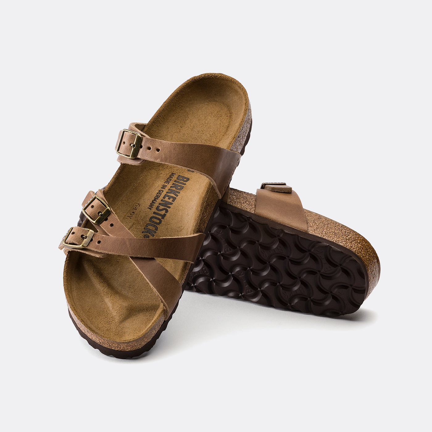 Birkenstock - Franca - Oiled Leather - Tabacco Brown - Regular