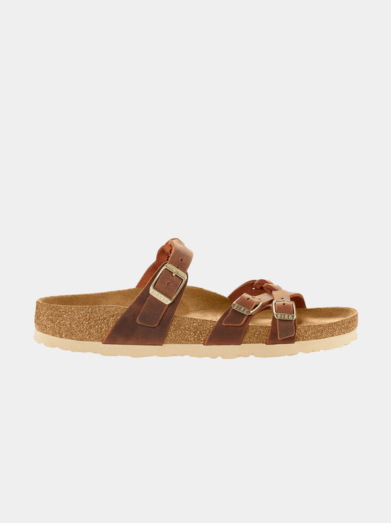 Birkenstock - Franca Braided - Oiled Leather - Cognac - Regular