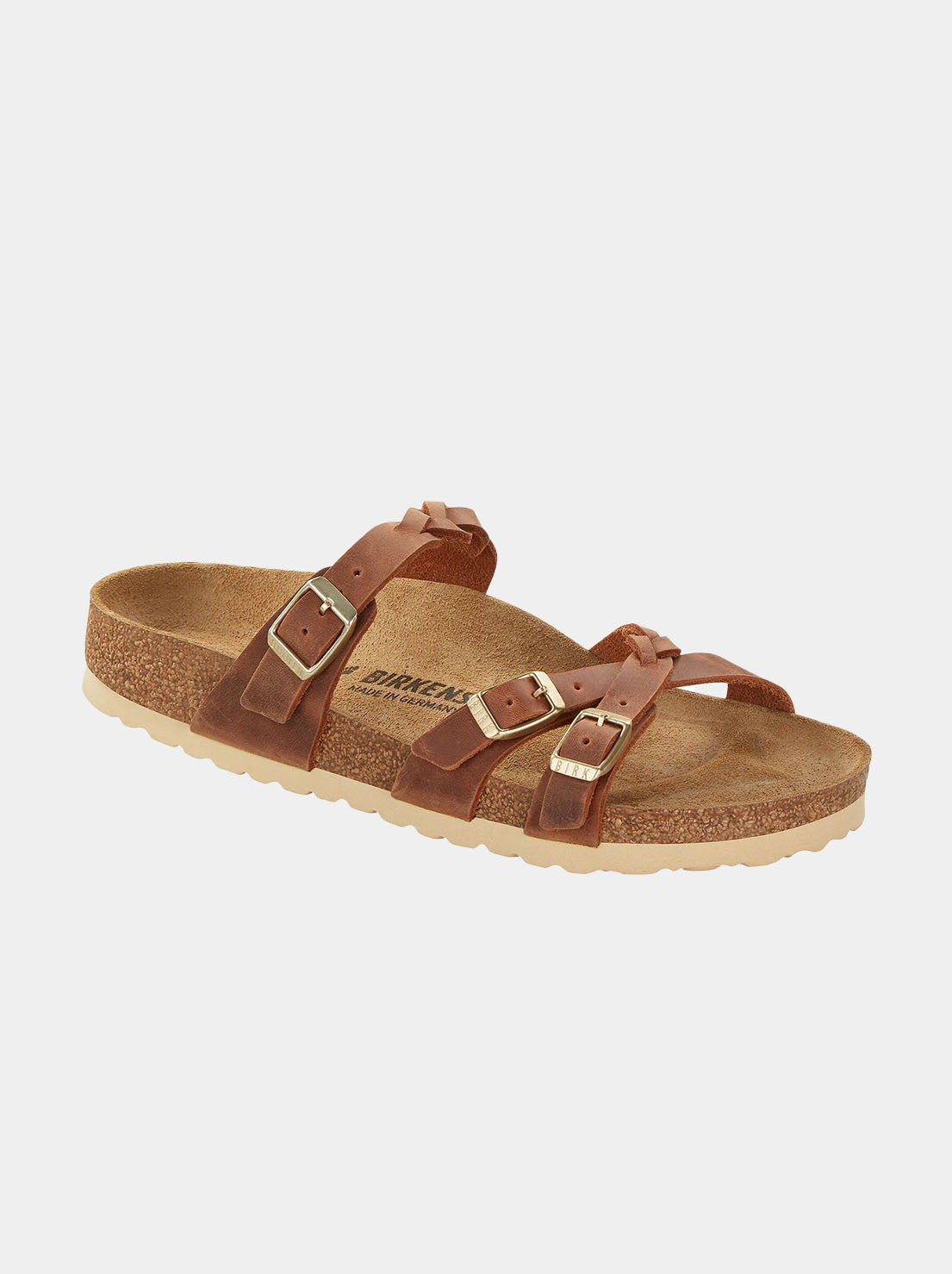 Birkenstock - Franca Braided - Oiled Leather - Cognac - Regular