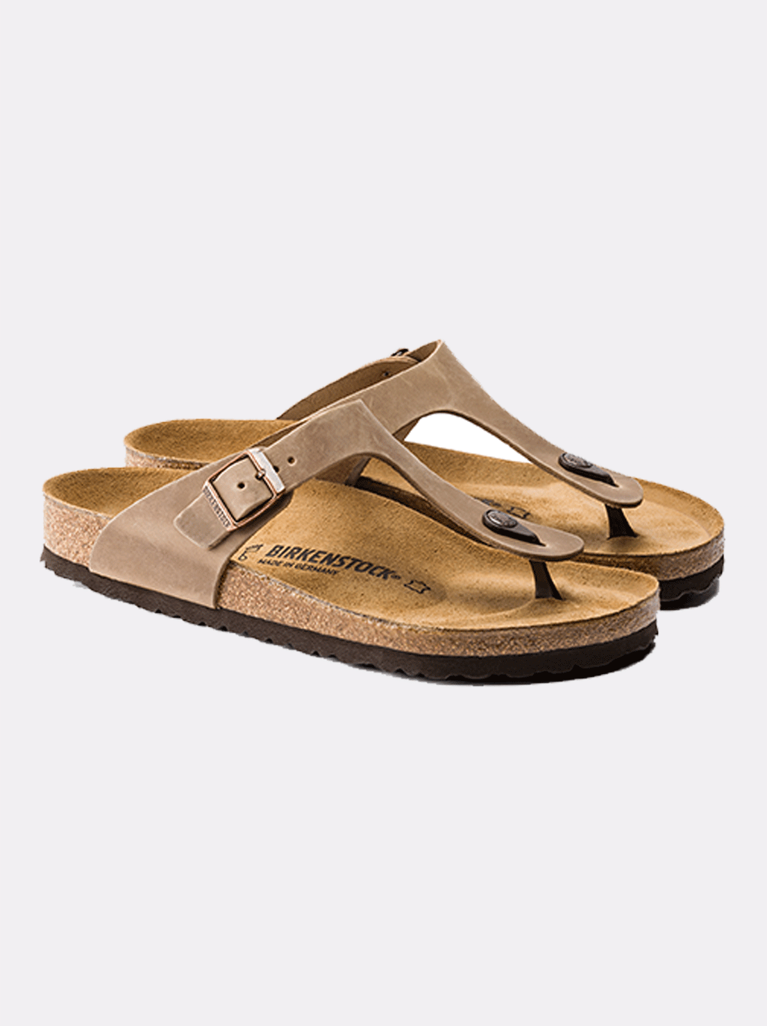 Birkenstock - Gizeh - Oiled Leather - Tabacco Brown - Regular