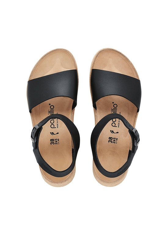 Birkenstock - Glenda - Black Smooth Leather - Narrow