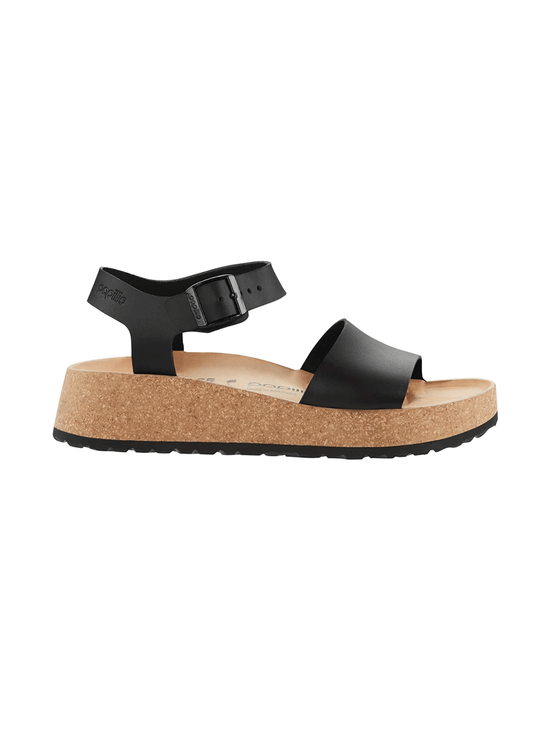 Birkenstock - Glenda - Black Smooth Leather - Narrow