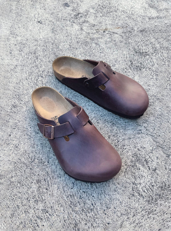 Birkenstock - Boston - Oiled Leather - Habana - Regular