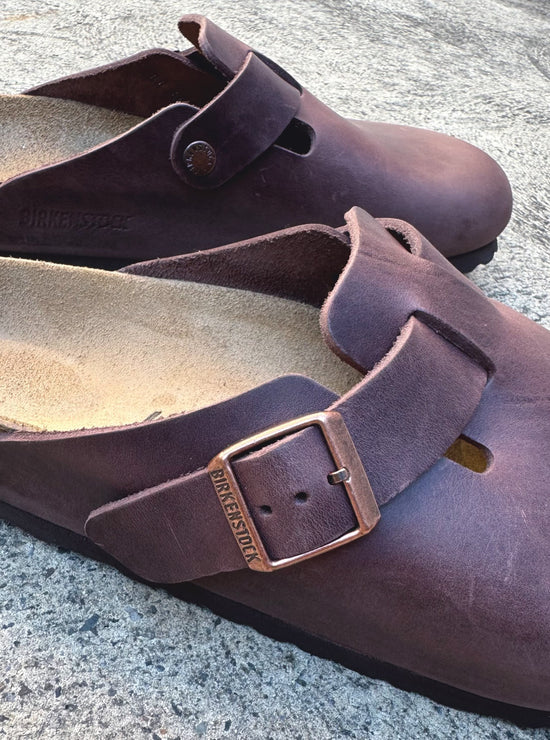 Birkenstock - Boston - Oiled Leather - Habana - Regular