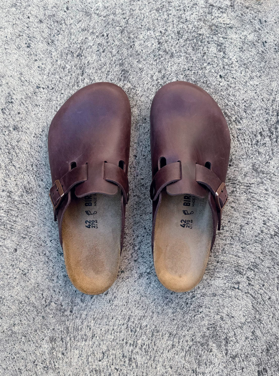 Birkenstock - Boston - Oiled Leather - Habana - Regular