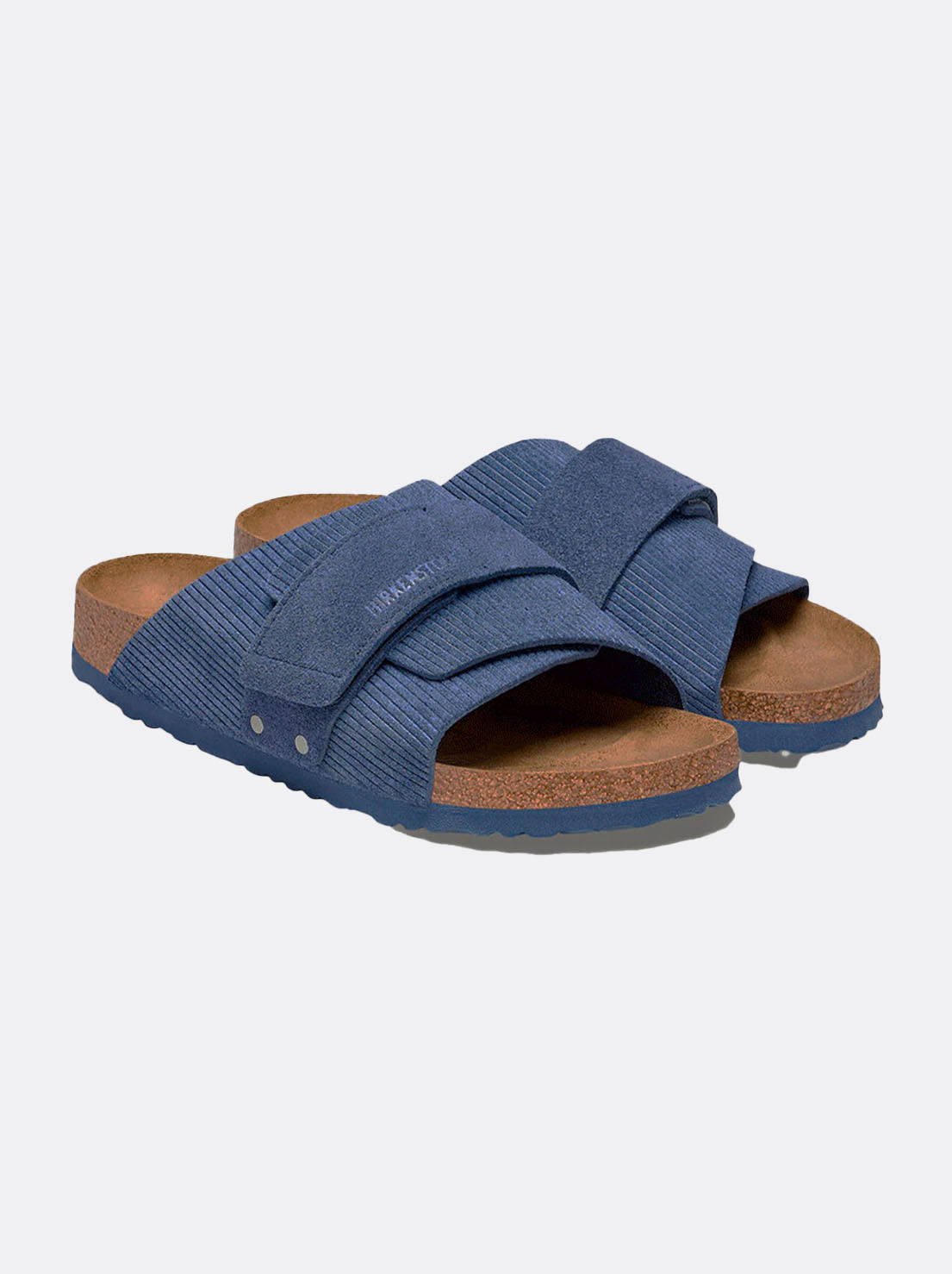 Birkenstock - Kyoto - Corduroy Embossed Suede Leather - Indigo - Narrow