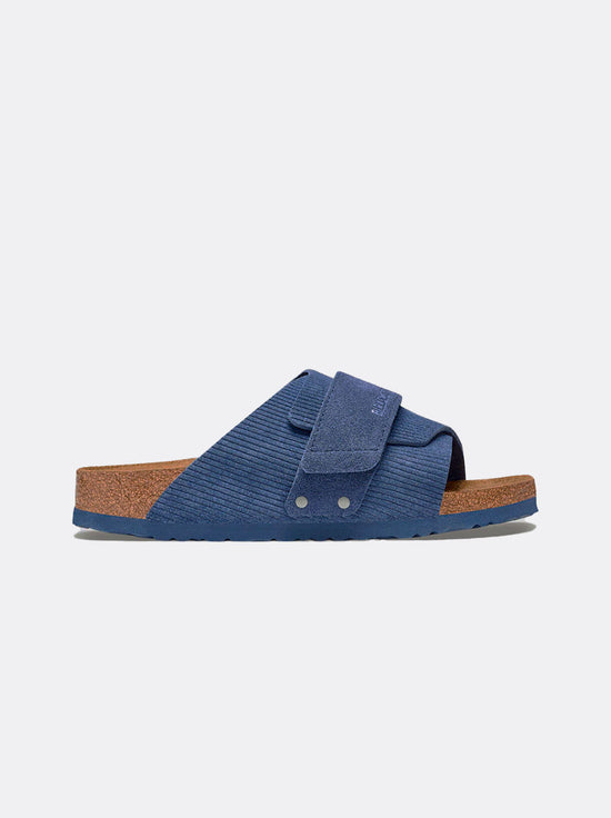 Birkenstock - Kyoto - Corduroy Embossed Suede Leather - Indigo - Narrow