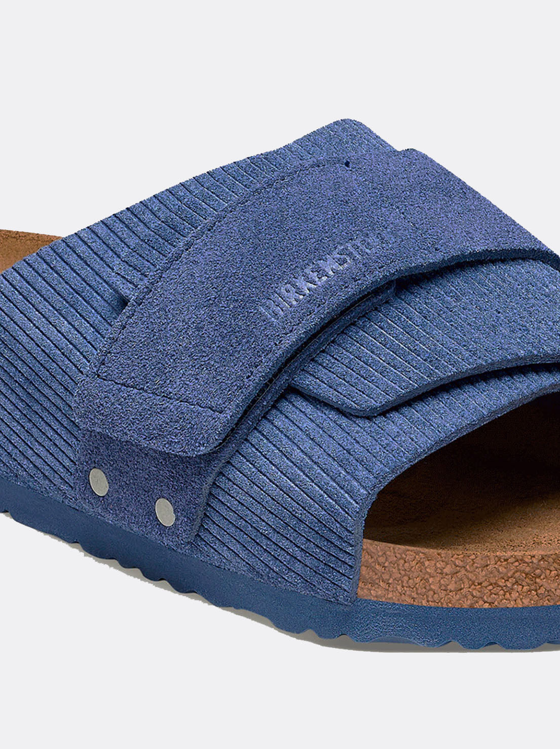 Birkenstock - Kyoto - Corduroy Embossed Suede Leather - Indigo - Narrow