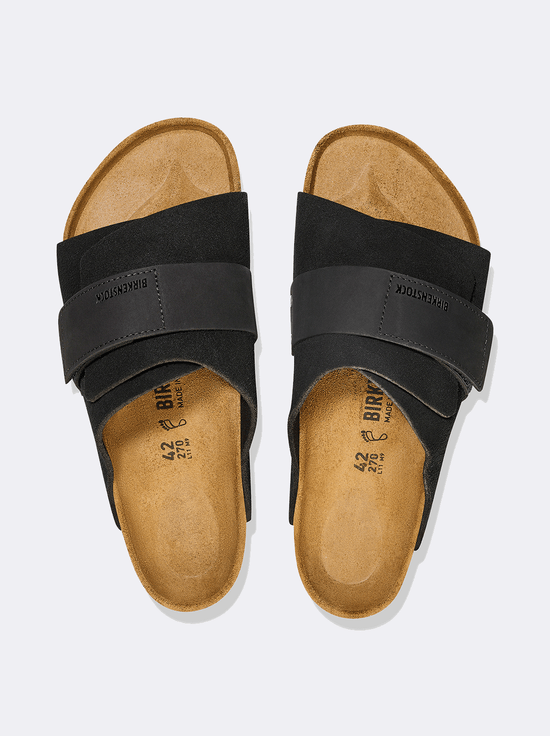 Birkenstock - Kyoto - Suede/Nubuck Leather - Black - Regular