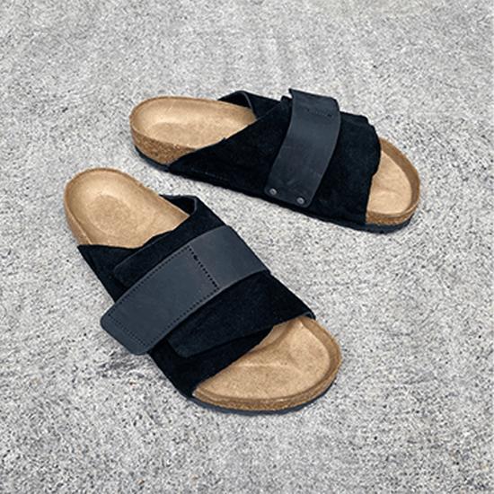 Birkenstock - Kyoto - Suede/Nubuck Leather - Black - Regular