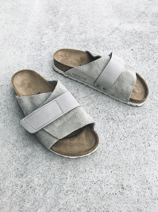 Birkenstock - Kyoto - Suede/Nubuck Leather - Taupe - Narrow