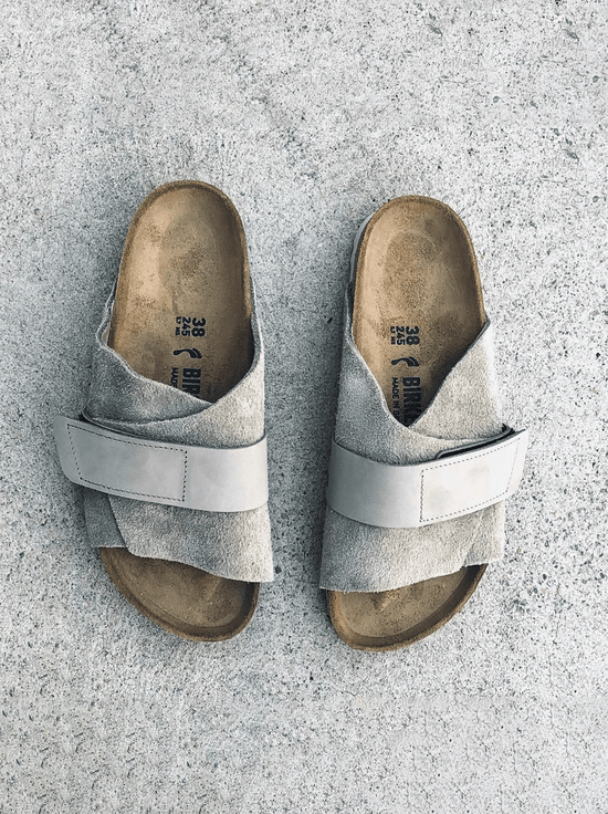 Birkenstock - Kyoto - Suede/Nubuck Leather - Taupe - Narrow