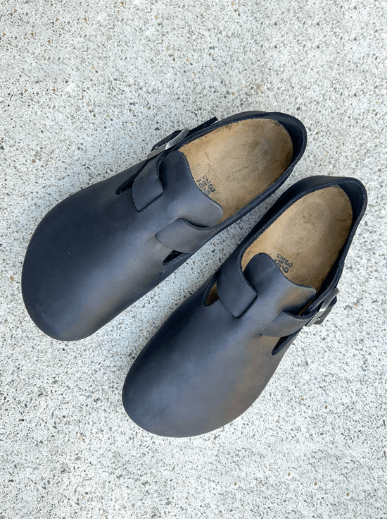 Birkenstock - London - Oiled Leather - Black - Regular