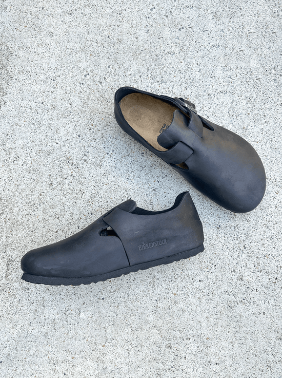 Birkenstock - London - Oiled Leather - Black - Regular