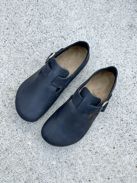 Birkenstock - London - Oiled Leather - Black - Regular